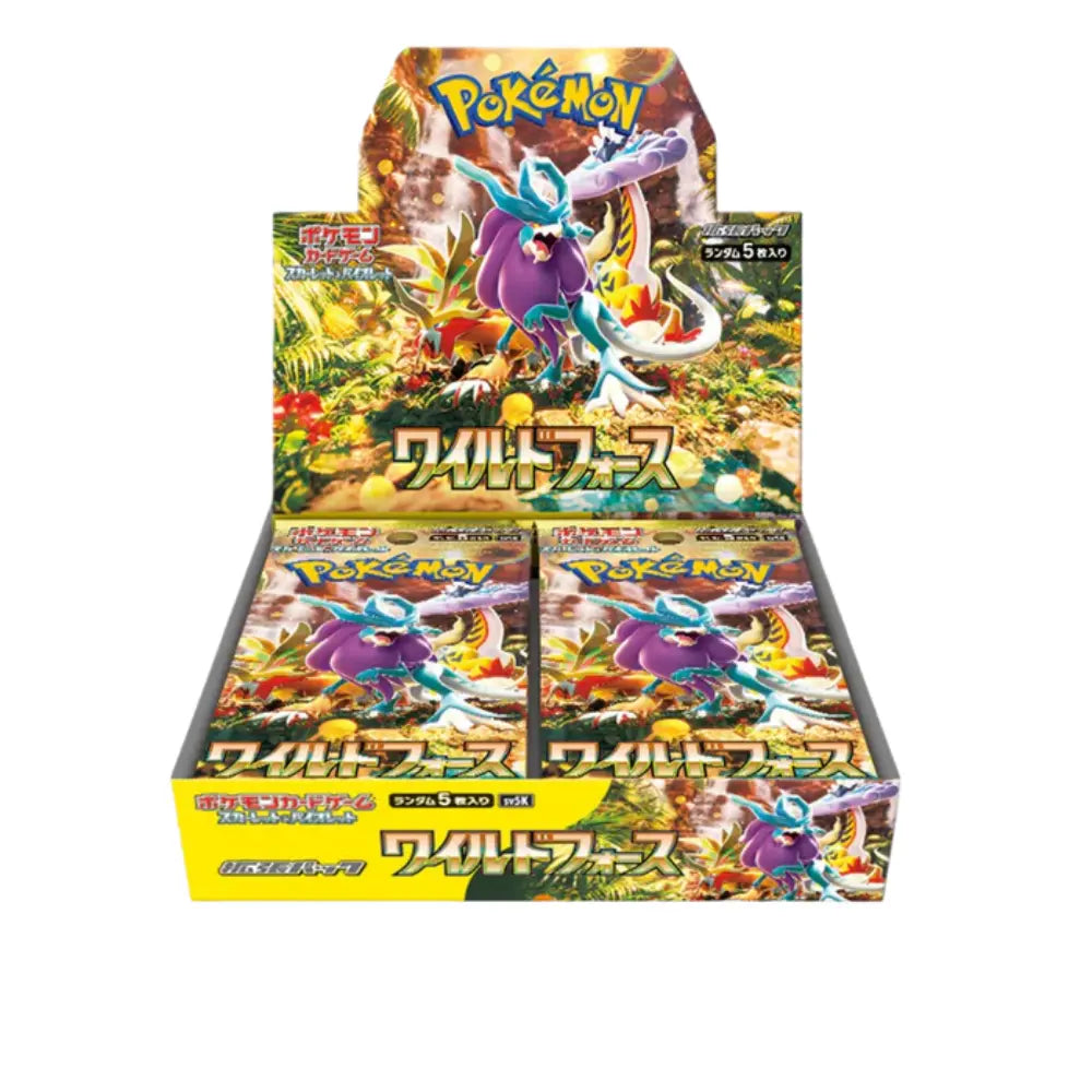 Display Box Pokémon Écarlate & Violet Wild Force