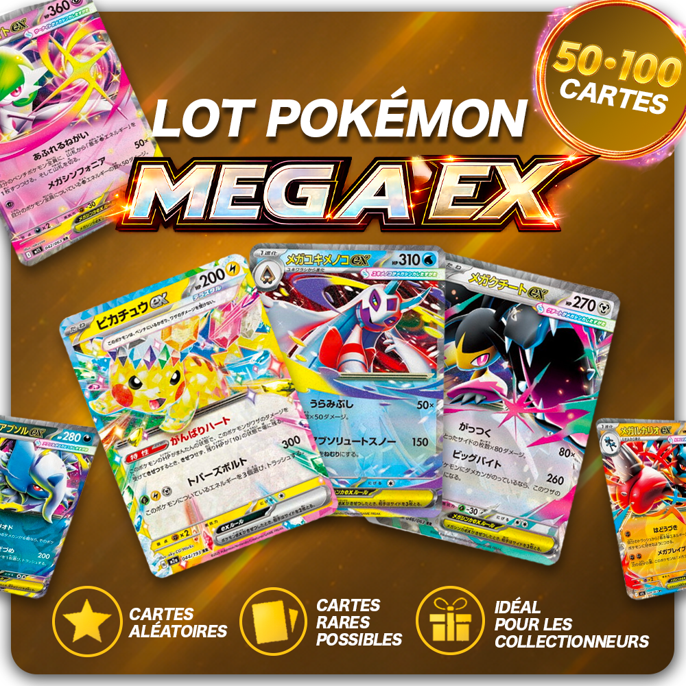 Lot Cartes Pokémon MEGA EX