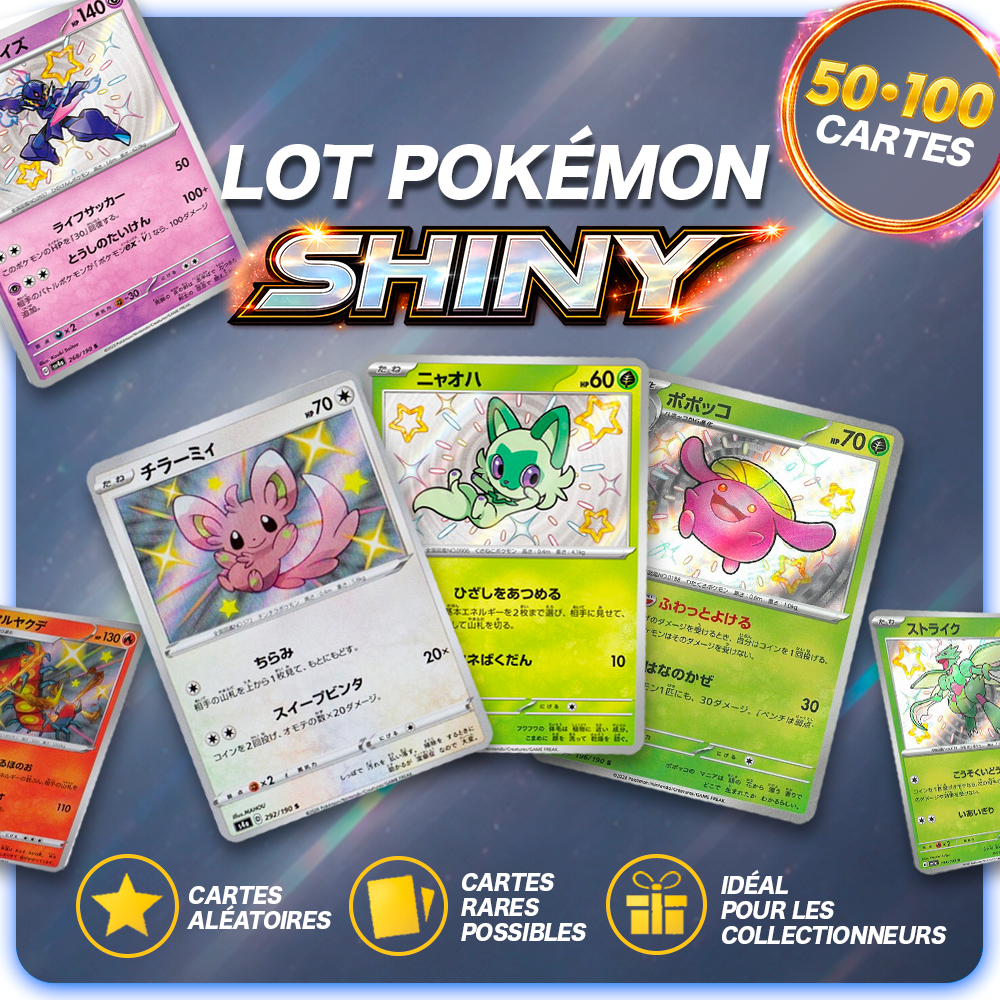 Lot Carte Pokémon Shiny