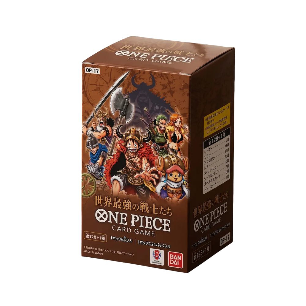 Display One Piece Card Game – Les Guerriers les Plus Forts du Monde OP-17