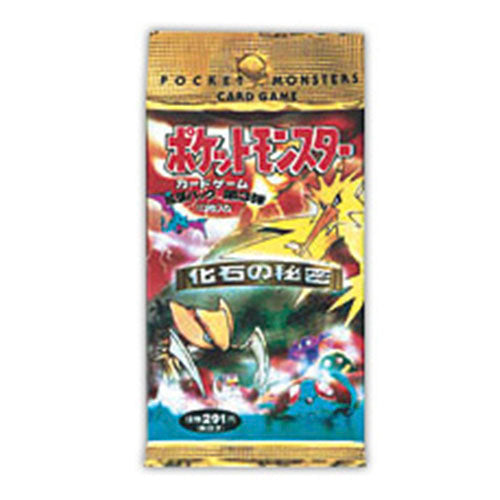 Pokemon Japanese top fossil booster pack