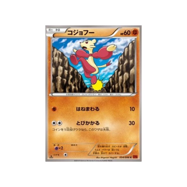 carte-pokemon-poing-levant-xy3-054-096-kungfouine
