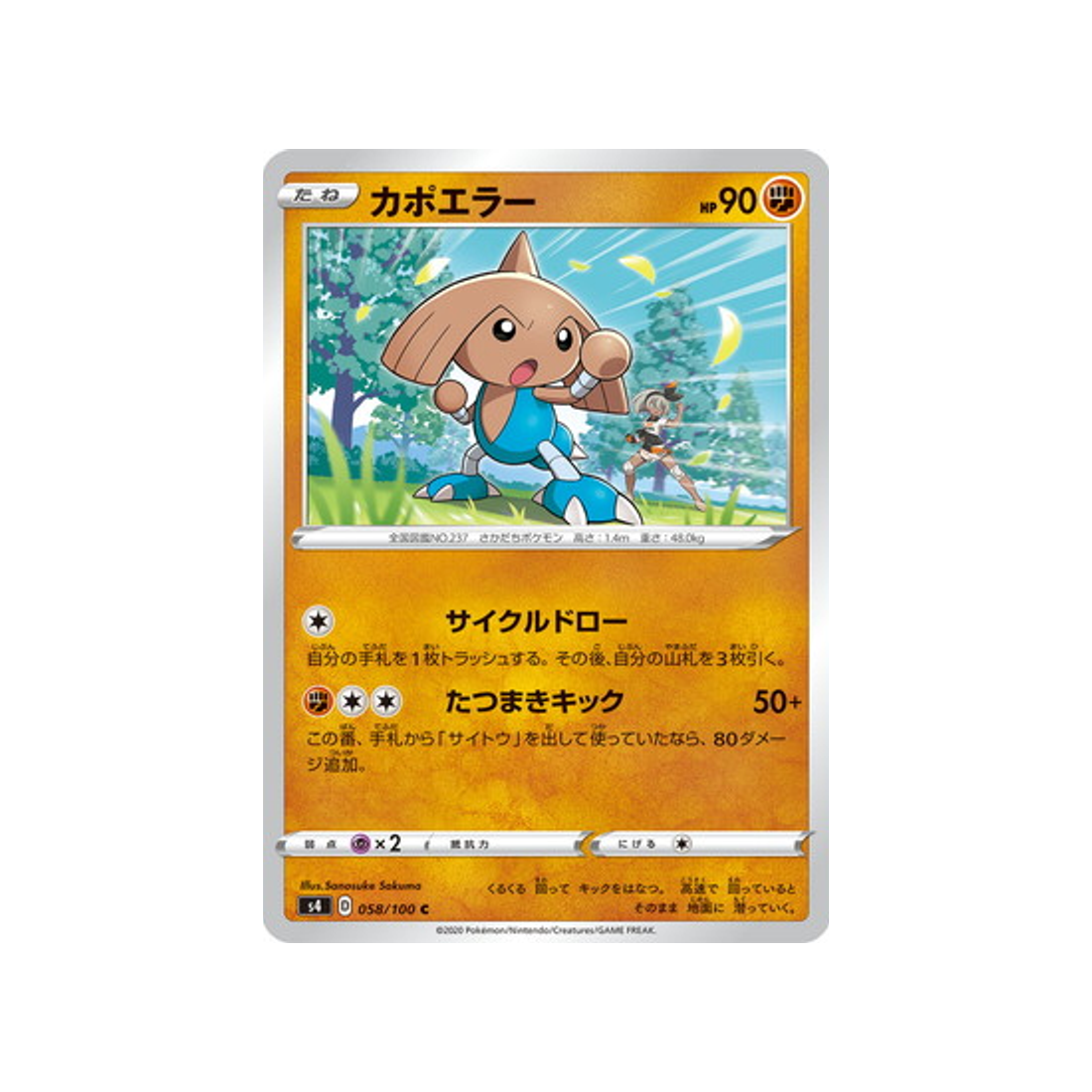 carte-pokemon-vivid-voltage-s4-058100-kapoera