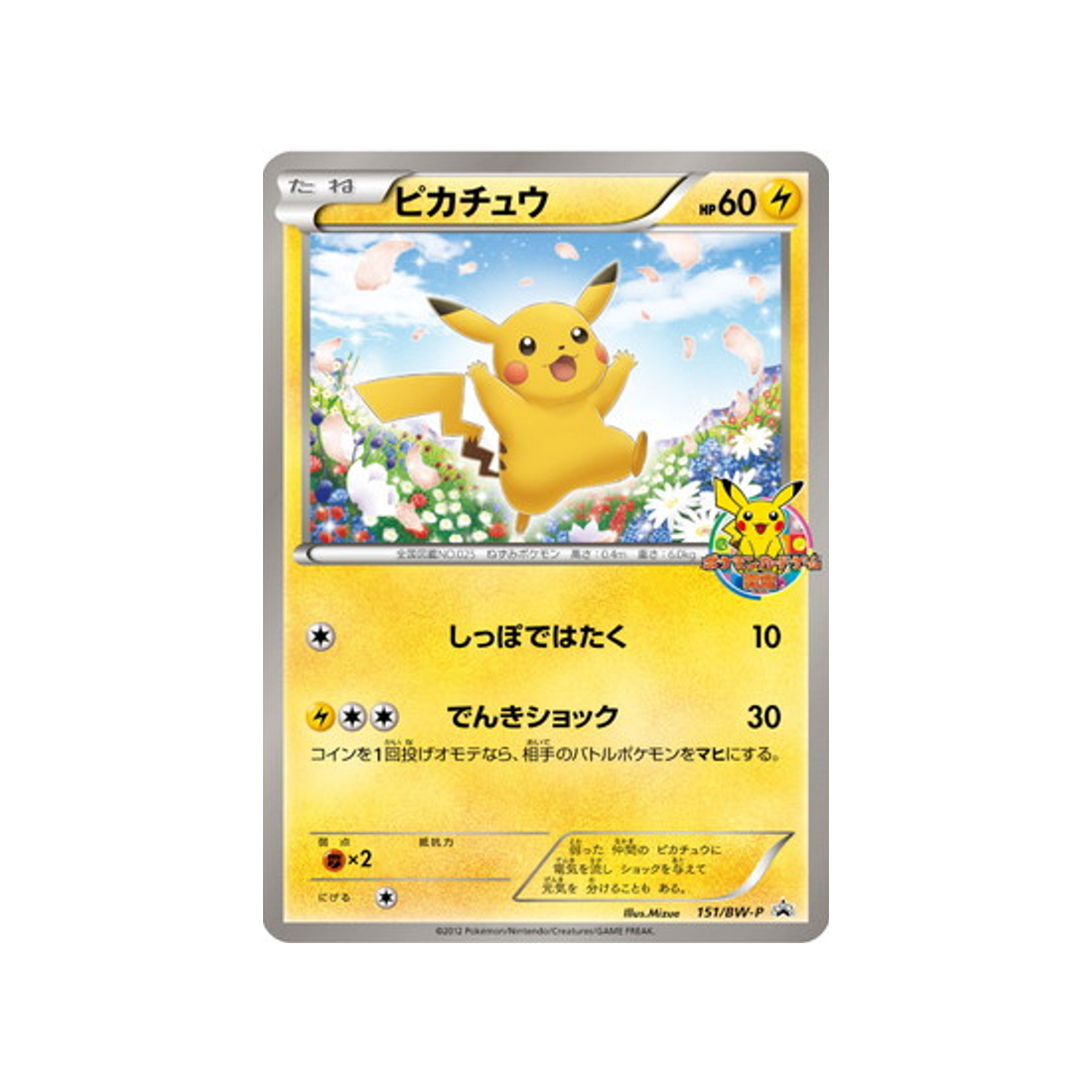 Carte Pokémon Carte Promo Noir & Blanc BW-P 079/BW-P : Gruikui