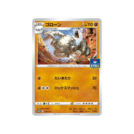 gravalanch-carte-pokemon-Carte Promo Épée et Bouclier-s-p-238-S-P