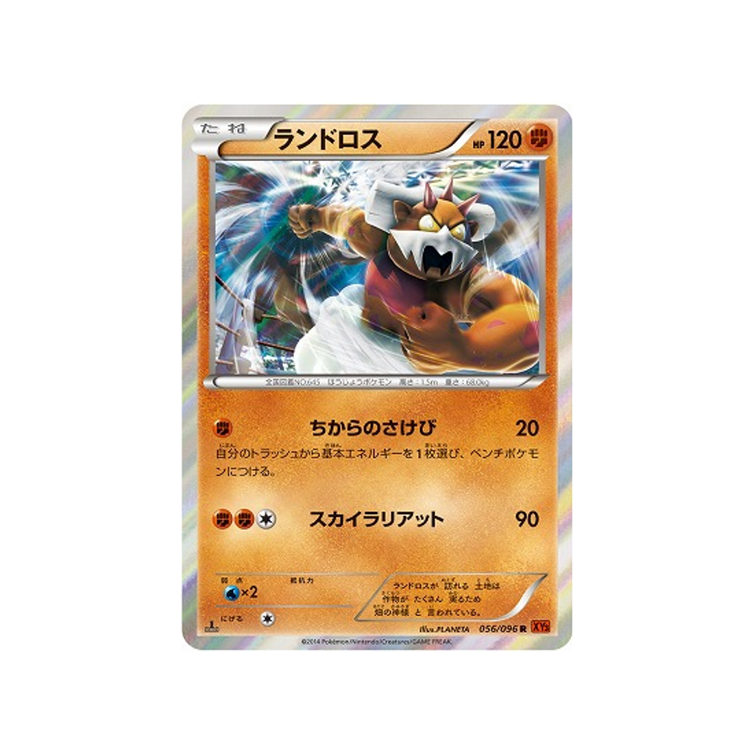 démétéros-carte-pokemon-Poing Levant-xy3-056-096