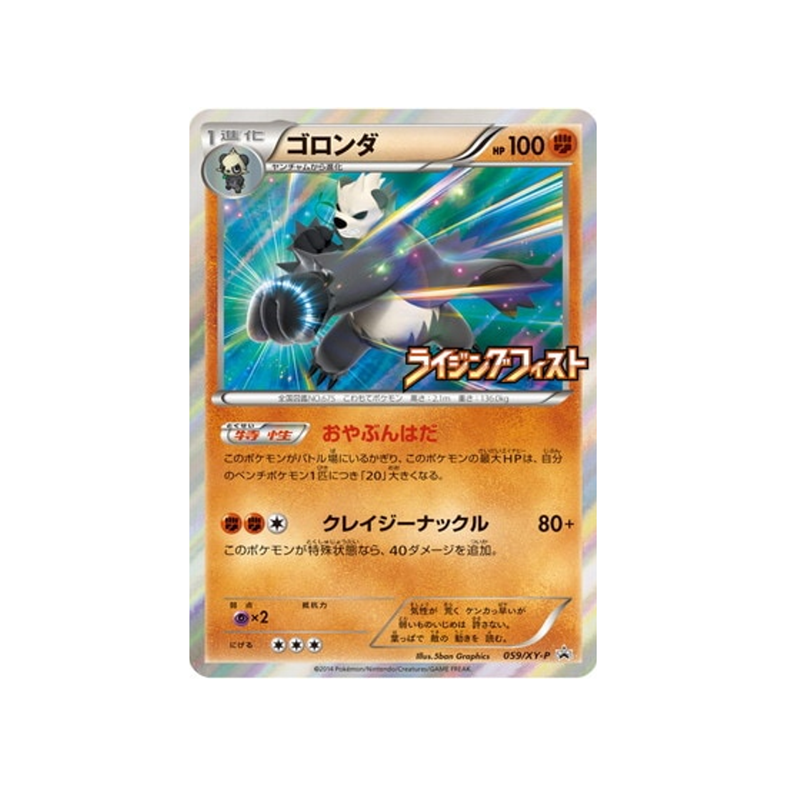 pandarbare-carte-pokemon-Carte Promo XY-xy-p-059-298