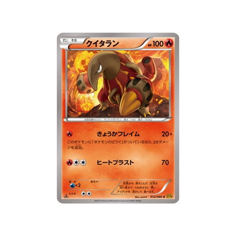 aflamanoir-carte-pokemon-La Colère du Ciel-xy9-012-080