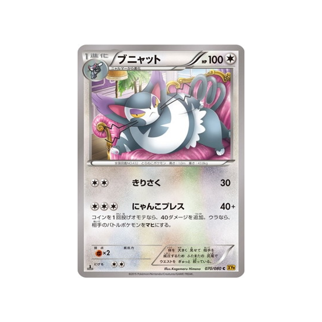 chaffreux-carte-pokemon-La Colère du Ciel-xy9-070-080