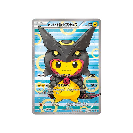 poncho-wearing-pikachu-carte-pokemon-Carte Promo XY-xy-p-231-298