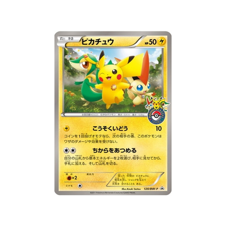 pikachu-carte-pokemon-Carte Promo Noir & Blanc-bw-p-120-197