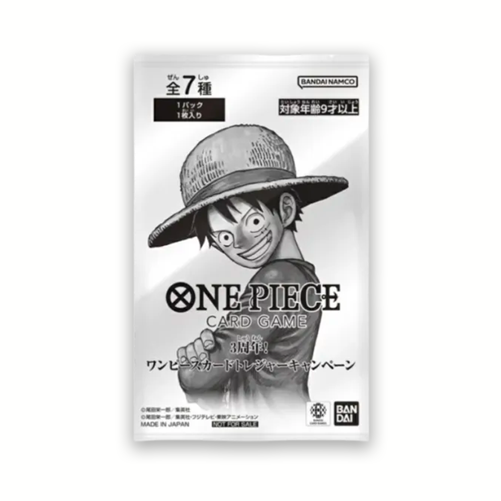 Booster Pack One Piece PROMO 3e Anniversaire - Treasure Campaign