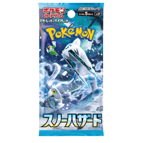 Booster Pack Pokémon Écarlate & Violet Snow Hazard
