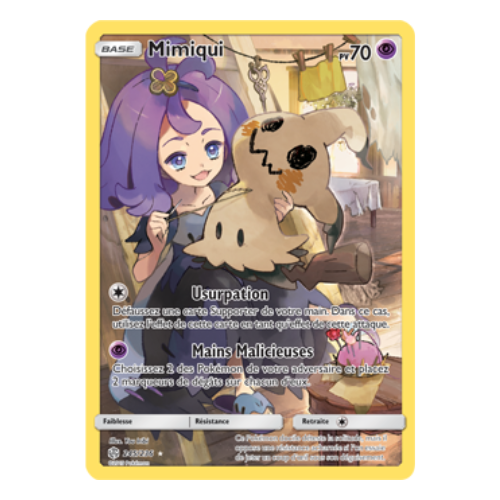 Carte Pokémon Mimikyu SM12 245/236 FR