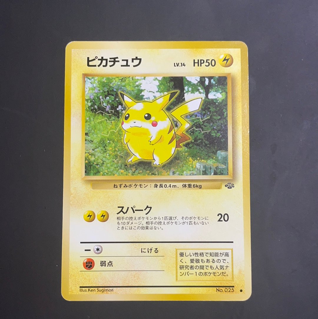 Carte Pokémon Wizard Pikachu Jungle 025