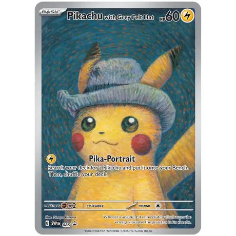Carte Pokémon x Van Gogh Museum Pikachu With Grey Felt Hat