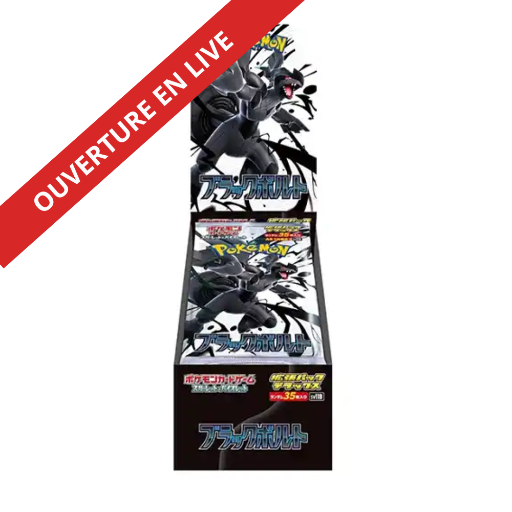 Display Box Pokémon Foudre Noire Deluxe  - 🔥 Live Box Break