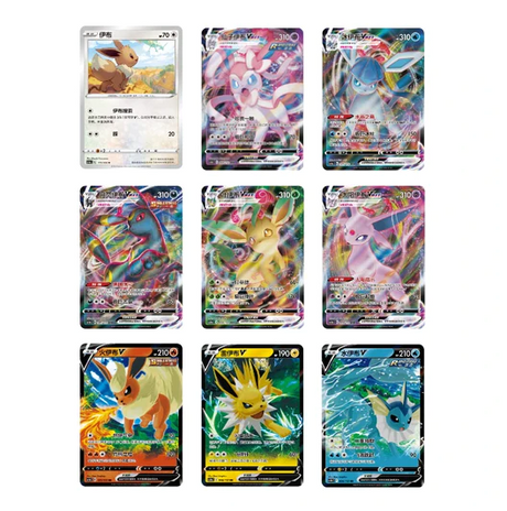 Display BOX Pokémon Nine Colors Gathering Friends (Version Chinoise)