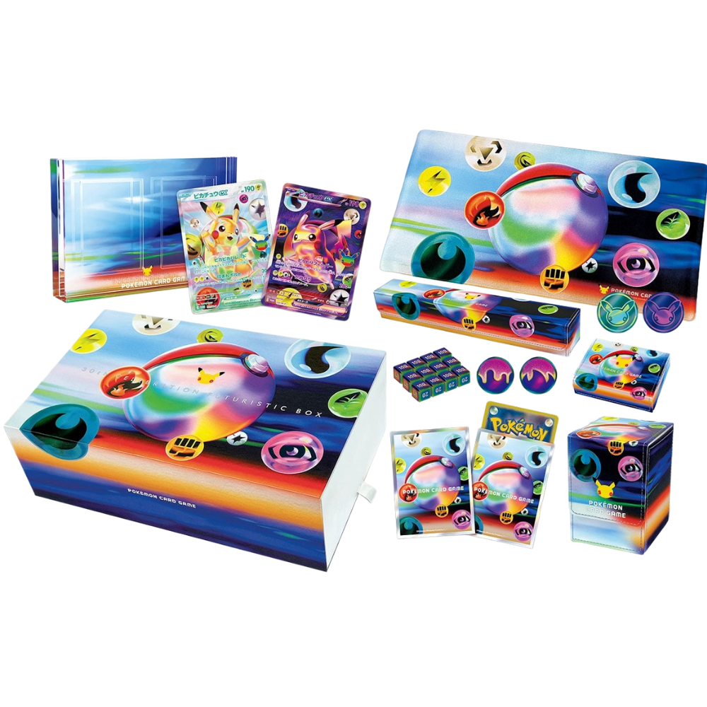 Coffret pokémon Celebration Futuristic Box 30 ème Anniversaire