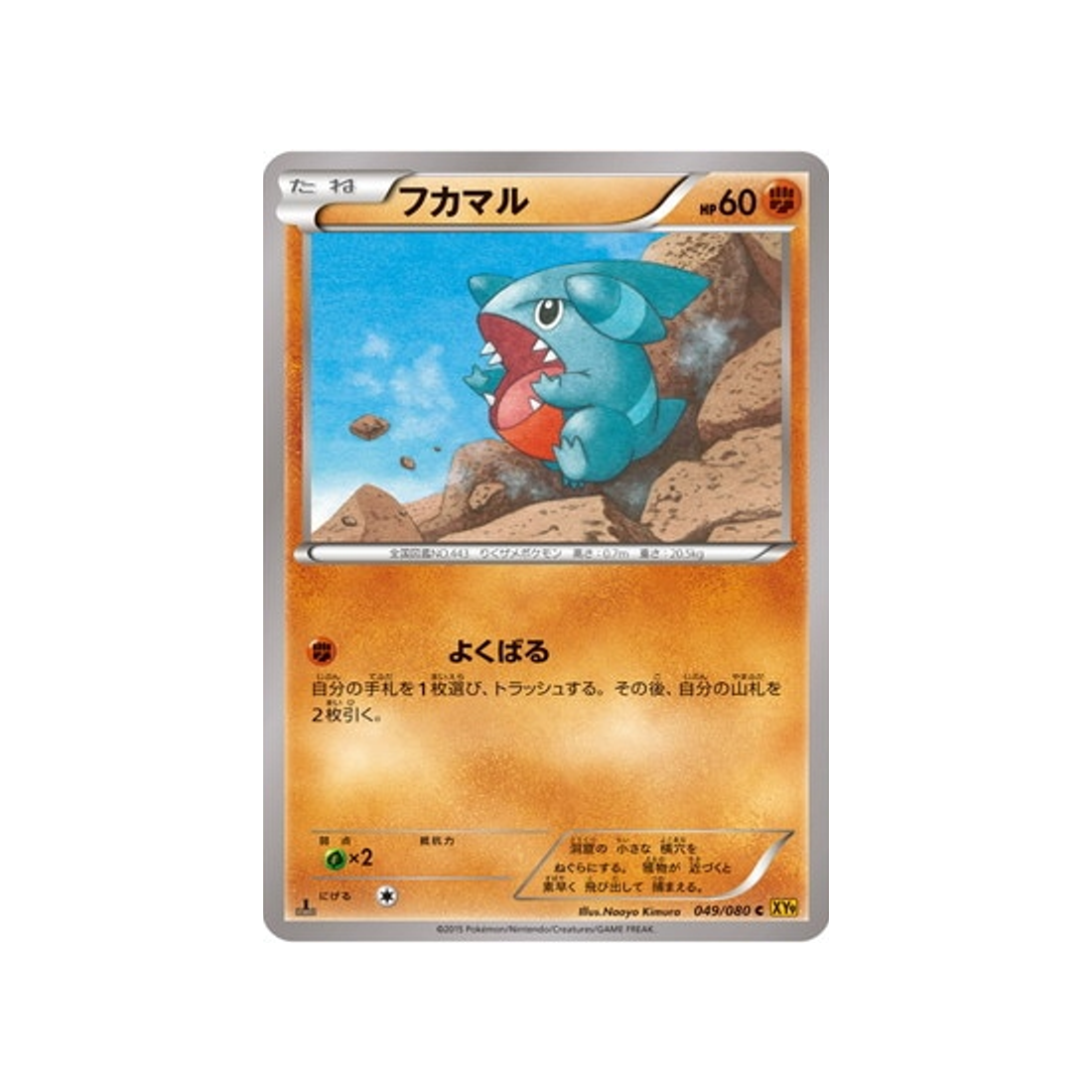 griknot-carte-pokemon-La Colère du Ciel-xy9-049-080