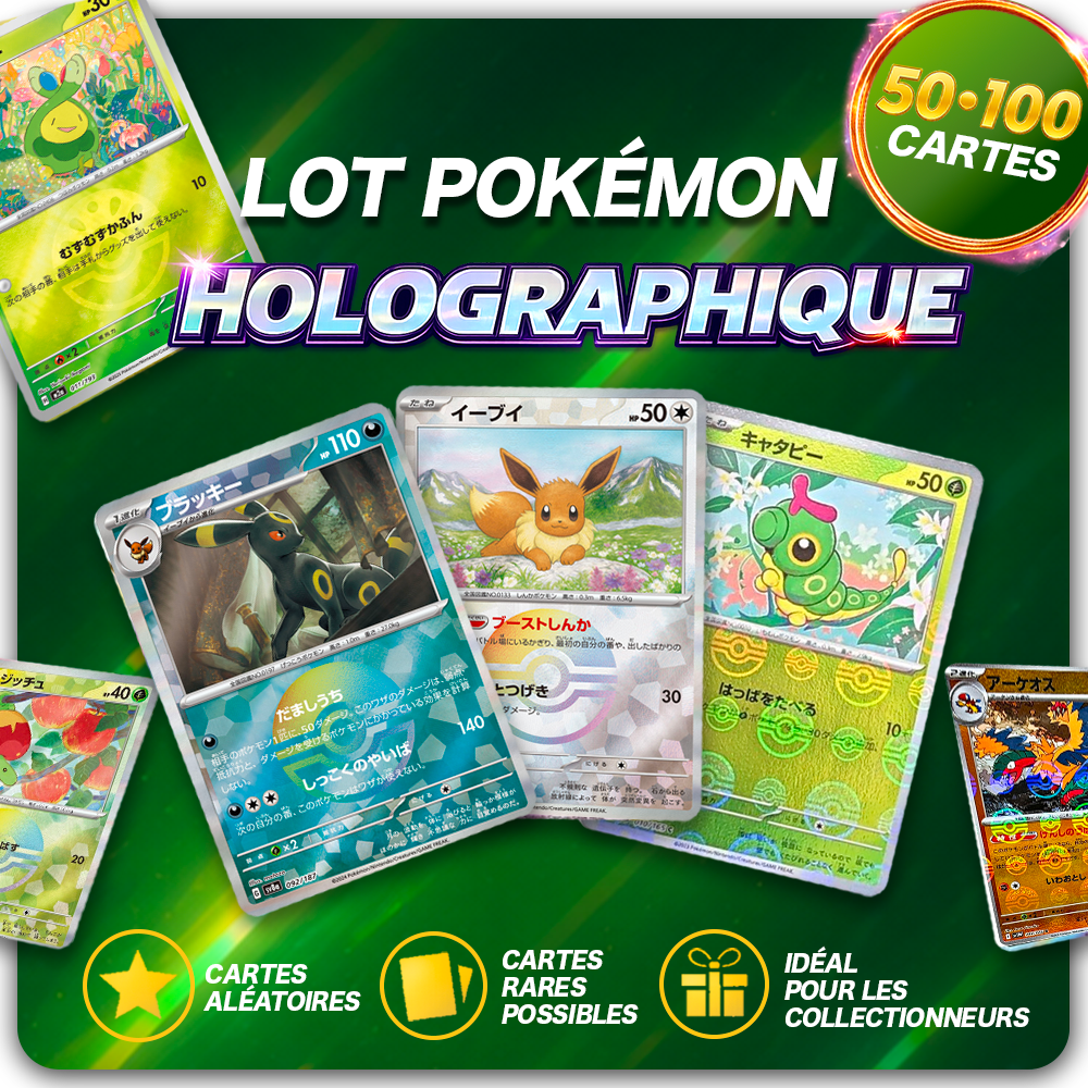 Lot Cartes Pokémon Holographique